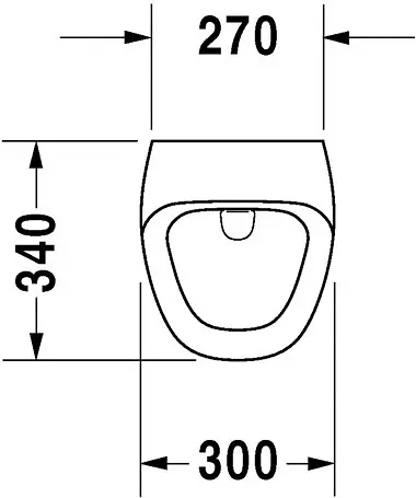 Duravit - DuraStyle - Piszoár - 2804300000 – 2. kép