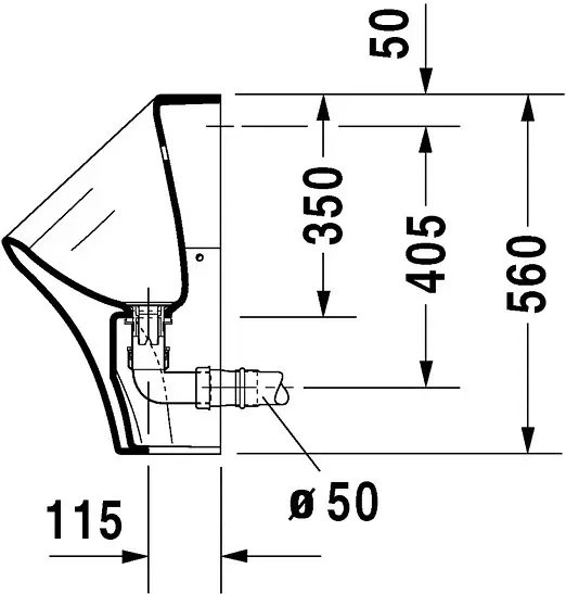 Duravit - DuraStyle - Piszoár - 28063000001 – 3. kép