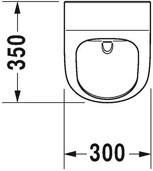 Duravit - ME by Starck - Piszoár - 2809302000 – 2. kép