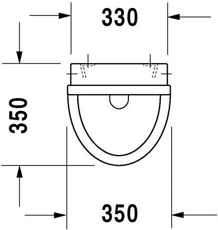 Duravit - Starck 3 - Piszoár - 0821350000 – 2. kép
