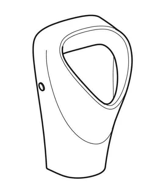 Geberit - Selnova - Piszoár - 501.666.00.1 – 3. kép