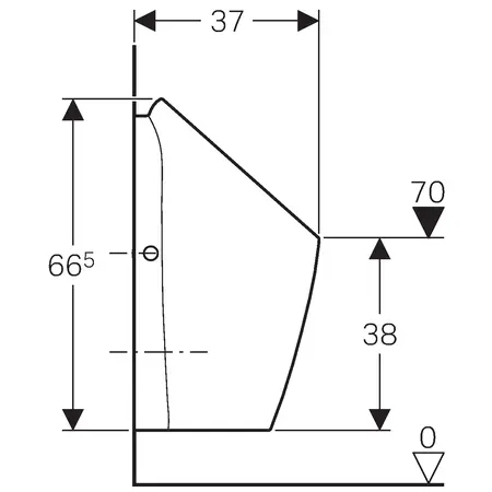 Geberit - Urinals - Piszoár - 116.071.00.1 – 3. kép