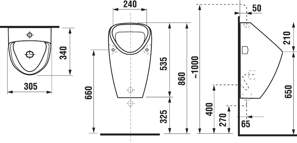 Jika - Golem - Piszoár - H8430610000001 – 2. kép