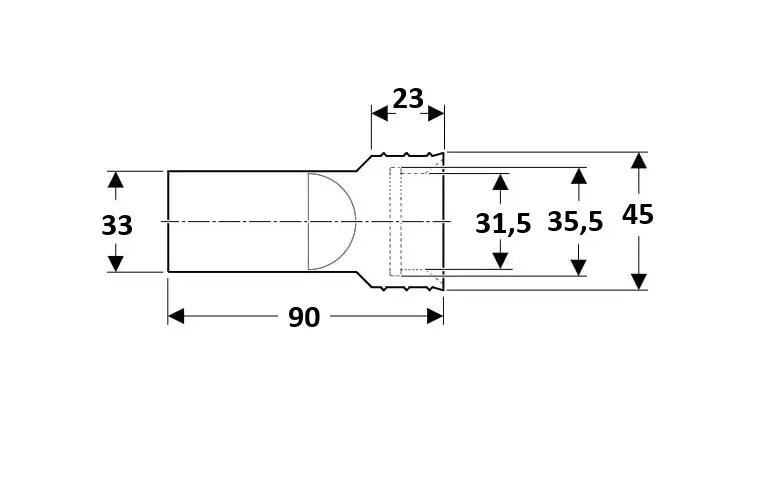 Geberit - Egyéb WC kiegészítők - 595710000 – 2. kép
