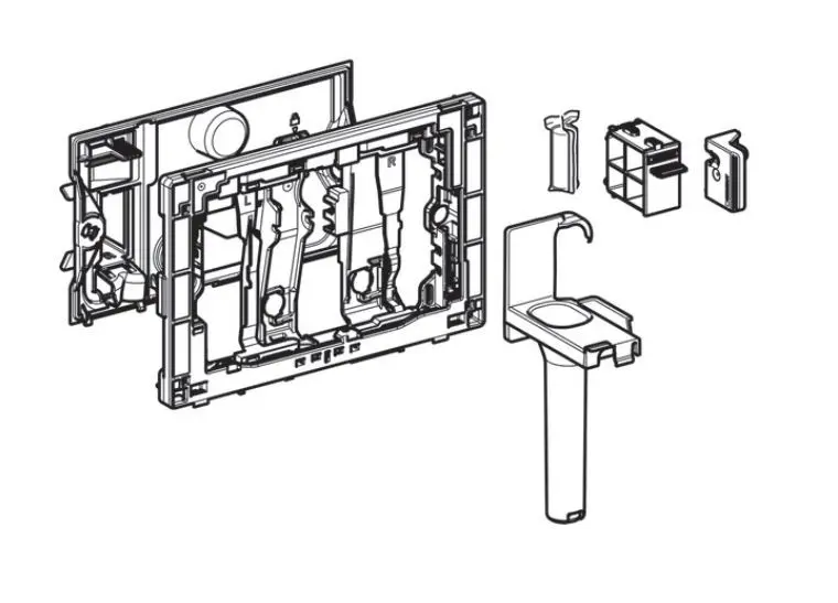 Geberit - Equipment and accessories - Egyéb WC kiegészítők - 115.062.21.1 – 2. kép