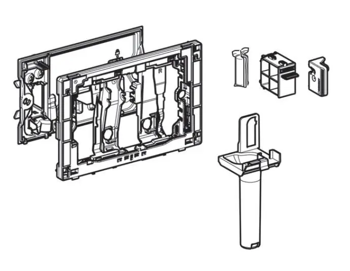 Geberit - Equipment and accessories - Egyéb WC kiegészítők - 115.063.21.1 – 2. kép