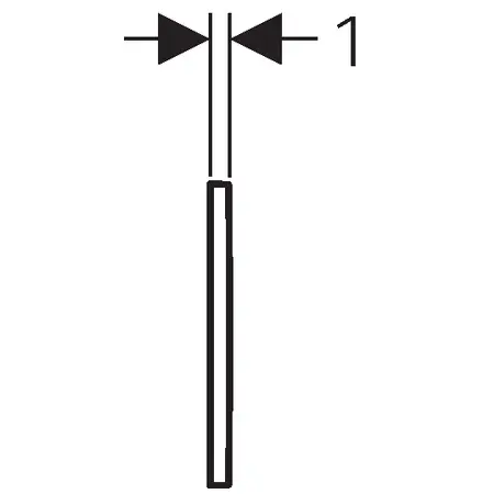 Geberit - Equipment and accessories - Egyéb WC kiegészítők - 116.069.FW.1 – 3. kép
