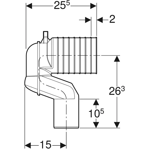 Geberit - Equipment and accessories - Egyéb WC kiegészítők - 131.081.11.1 – 2. kép