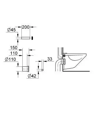 Grohe - Accessories - Egyéb WC kiegészítők - 37104K00 – 2. kép