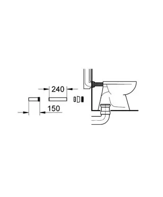Grohe - Spare parts - Egyéb WC kiegészítők - 37102SH0 – 4. kép