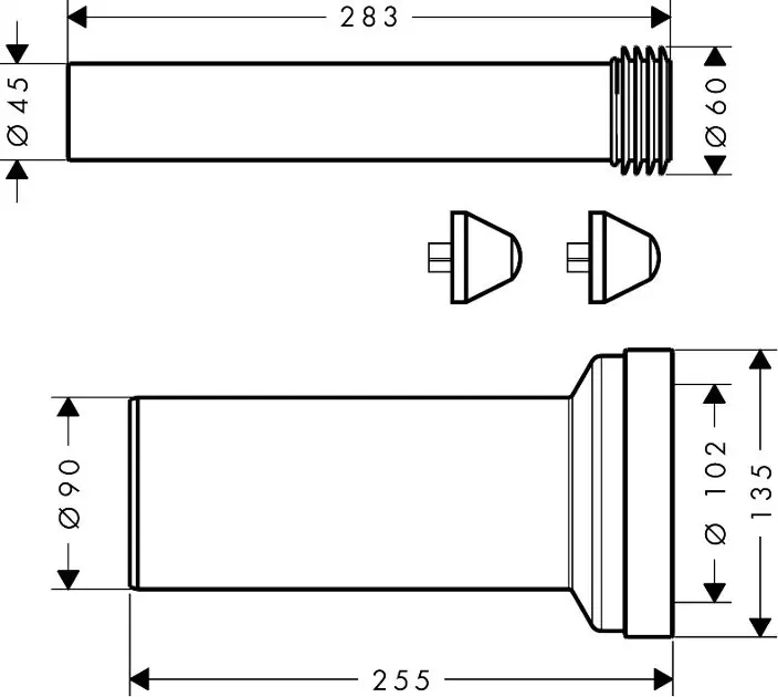 Hansgrohe - Egyéb WC kiegészítők - 60330000 – 2. kép