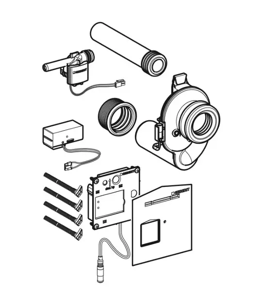 Geberit - Flush systems - Öblítőszelep és öblítőrendszer - 116.086.00.1 – 2. kép