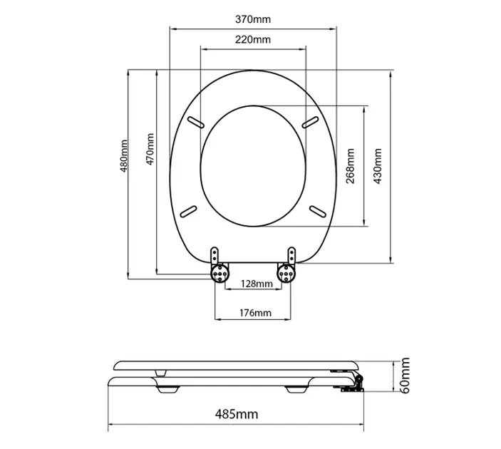 Aqualine - Toilet seats - WC-ülőke - 1705-11 – 2. kép