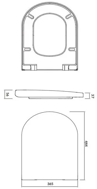Cersanit - City - WC-ülőke - K98-0128 – 2. kép
