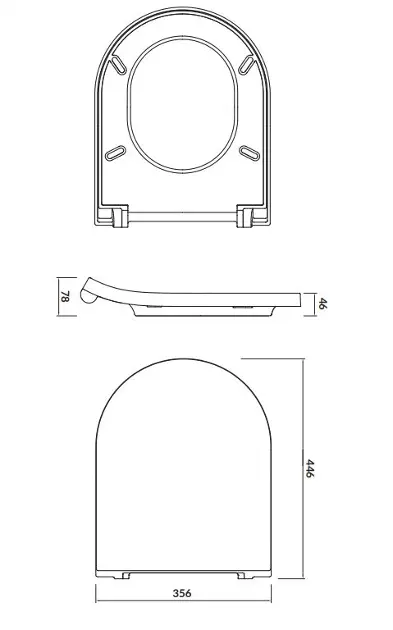 Cersanit - Inverto - WC-ülőke - K98-0187 – 2. kép