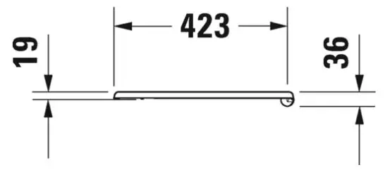 Duravit - 1930 - WC-ülőke - 0064890000 – 3. kép