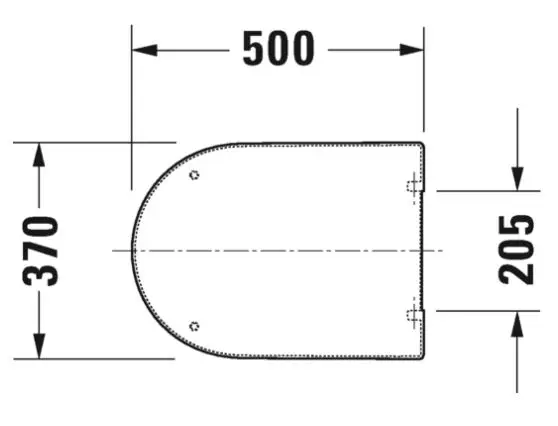 Duravit - Darling New - WC-ülőke - 0063320000 – 2. kép