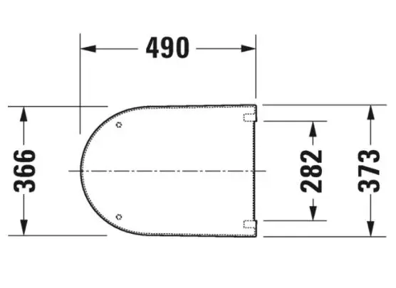 Duravit - Darling New - WC-ülőke - 0063390000 – 2. kép