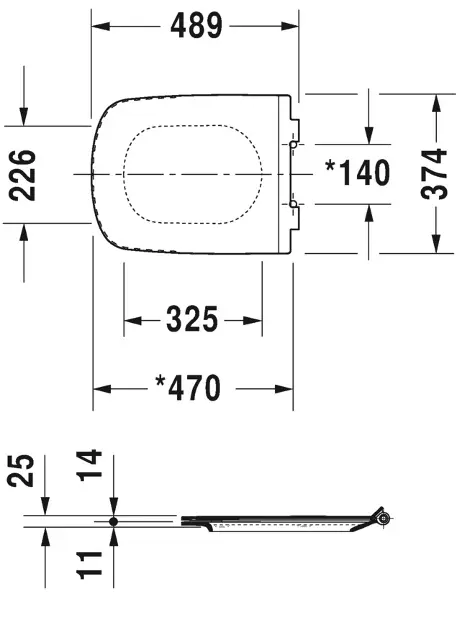 Duravit - DuraStyle - WC-ülőke - 0060590000 – 2. kép