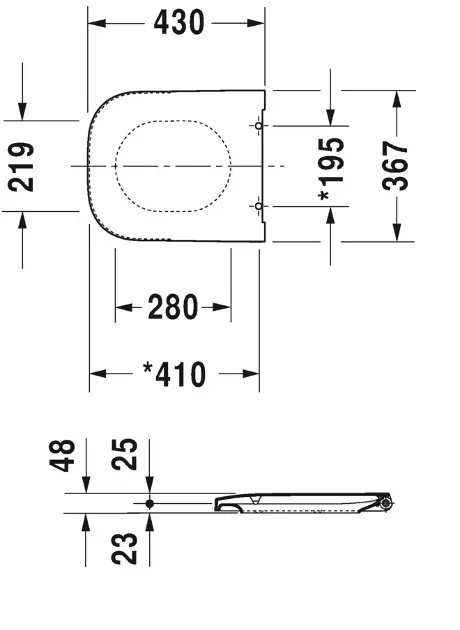Duravit - Happy D.2 - WC-ülőke - 0064590000 – 2. kép