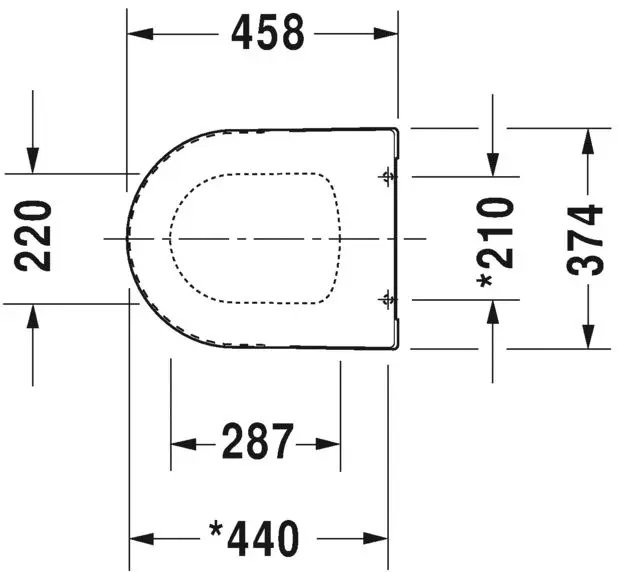 Duravit - ME by Starck - WC-ülőke - 0020010000 – 2. kép