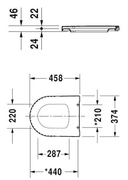 Duravit - ME by Starck - WC-ülőke - 0020013200 – 2. kép