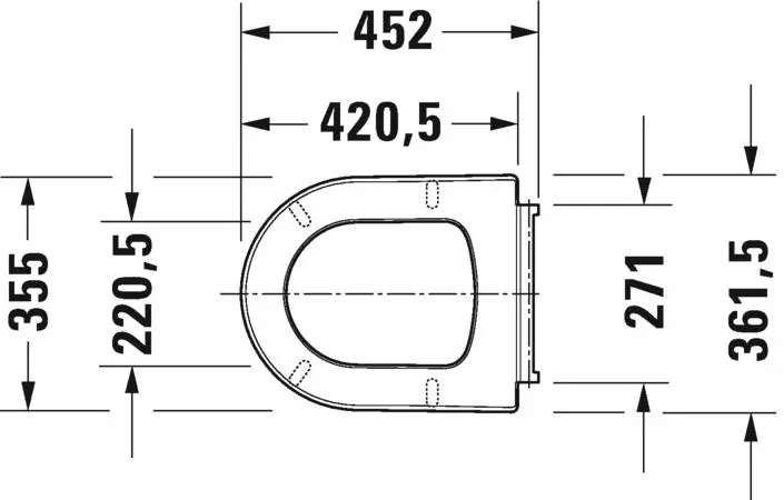 Duravit - ME by Starck - WC-ülőke - 0020090000 – 3. kép