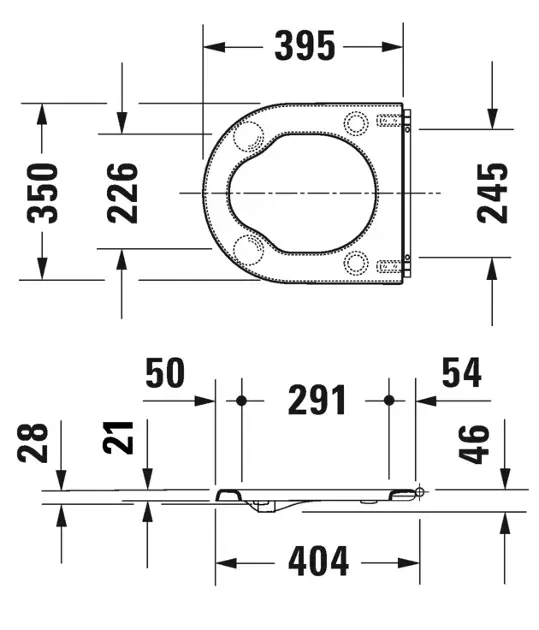 Duravit - Starck 3 - WC-ülőke - 0062610000 – 2. kép