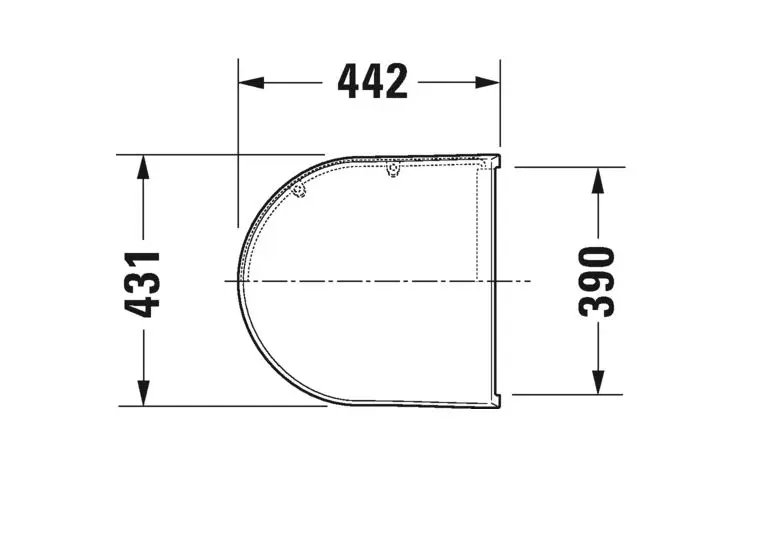 Duravit - Starck 3 - WC-ülőke - 0067790000 – 2. kép