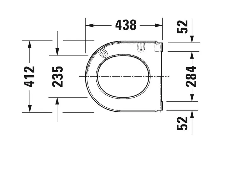 Duravit - Starck 3 - WC-ülőke - 0067790000 – 3. kép
