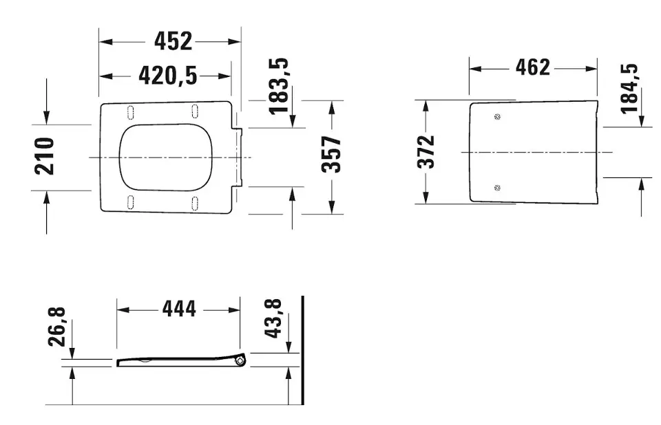 Duravit - Viu - WC-ülőke - 0021190000 – 2. kép