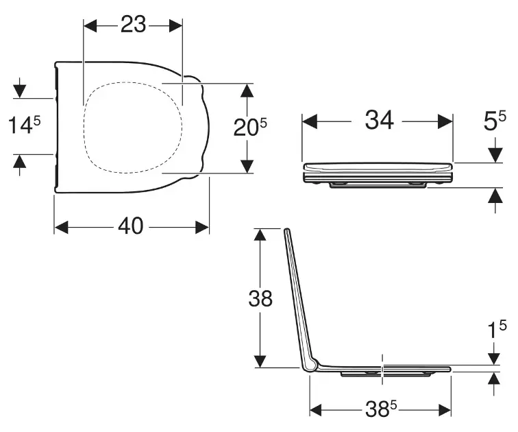 Geberit - Bambini - WC-ülőke - 502.970.01.1 – 2. kép