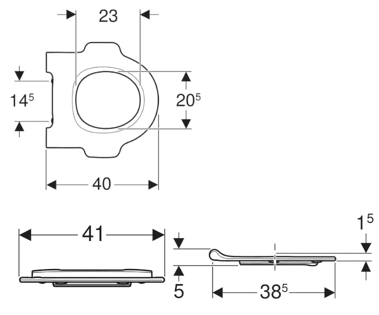 Geberit - Bambini - WC-ülőke - 502.971.79.1 – 2. kép