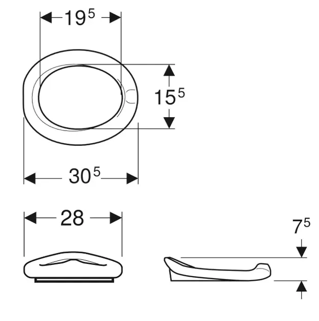 Geberit - Bambini - WC-ülőke - 573348000 – 2. kép