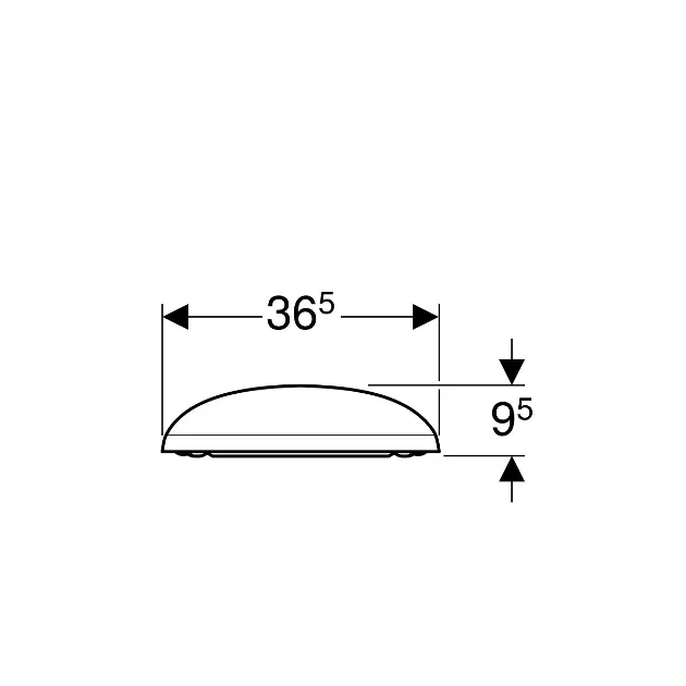 Geberit - Citterio - WC-ülőke - 500.540.01.1 – 3. kép
