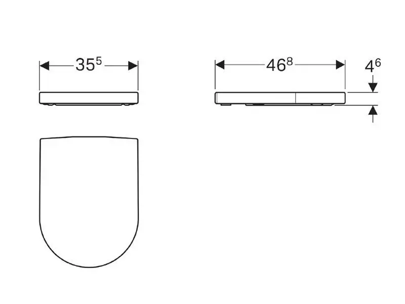 Geberit - iCon - WC-ülőke - 500.670.01.1 – 2. kép