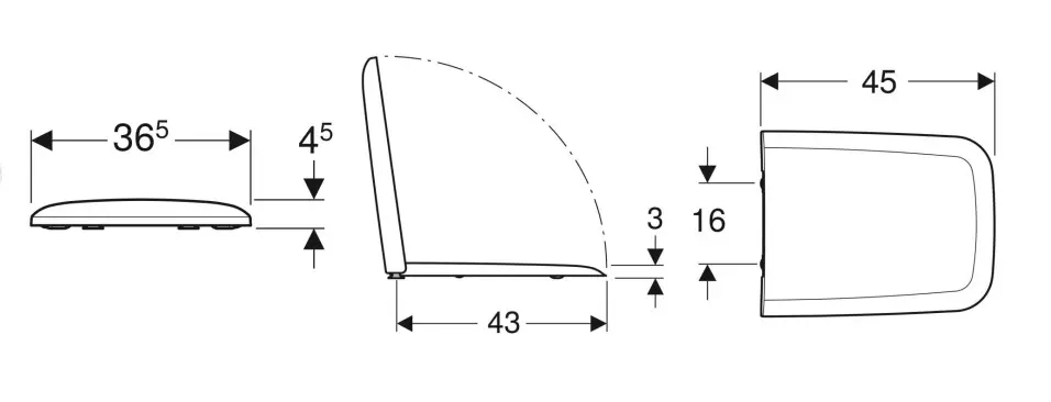 Geberit - iCon - WC-ülőke - 500.837.01.1 – 2. kép