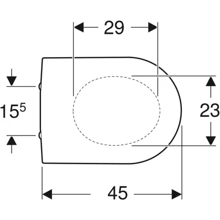 Geberit - iCon - WC-ülőke - 574130000 – 2. kép