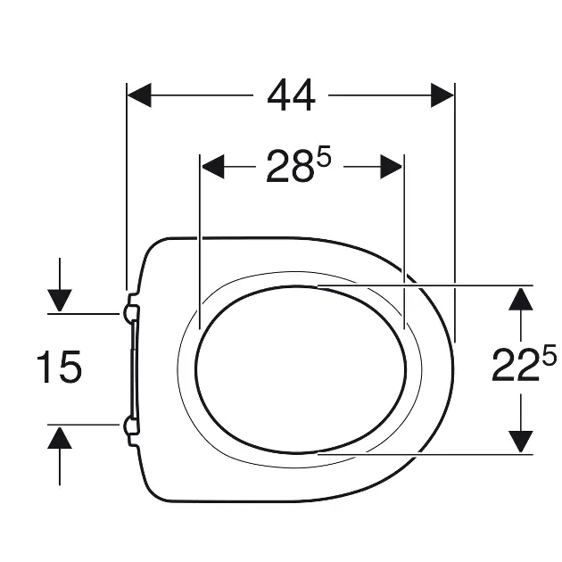 Geberit - Selnova Comfort - WC-ülőke - 500.340.01.1 – 2. kép