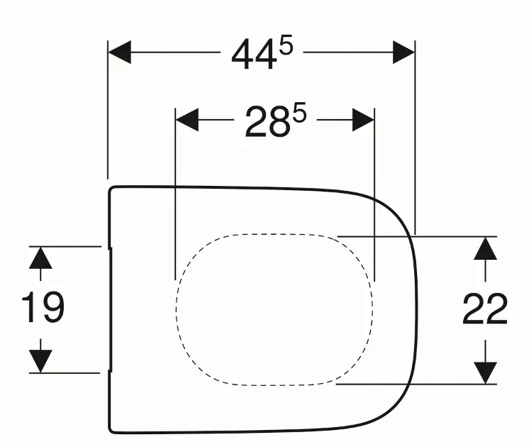 Geberit - Selnova Square - WC-ülőke - 501.556.01.1 – 2. kép