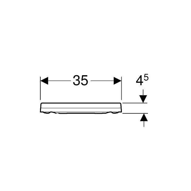 Geberit - Xeno 2 - WC-ülőke - 500.537.01.1 – 3. kép