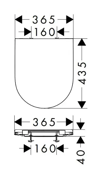 Hansgrohe - GladeLake S - WC-ülőke - 60112450 – 2. kép