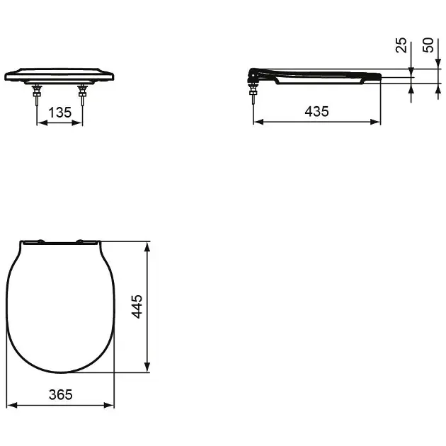 Ideal Standard - Connect Air - WC-ülőke - E036701 – 2. kép