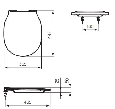 Ideal Standard - Connect Air - WC-ülőke - E0368V3 – 2. kép
