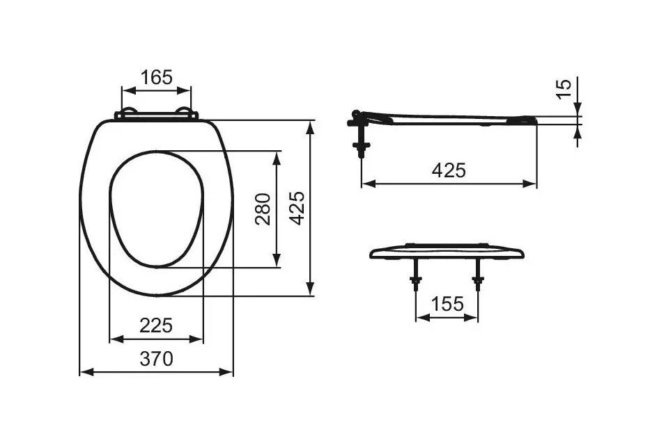 Ideal Standard - Contour 21 - WC-ülőke - K792801 – 2. kép