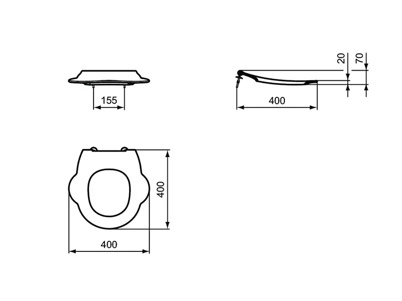 Ideal Standard - Contour 21 - WC-ülőke - S454236 – 2. kép