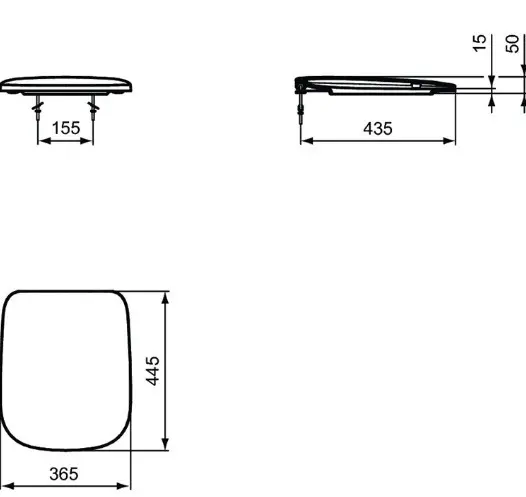 Ideal Standard - Esedra - WC-ülőke - T318201 – 2. kép