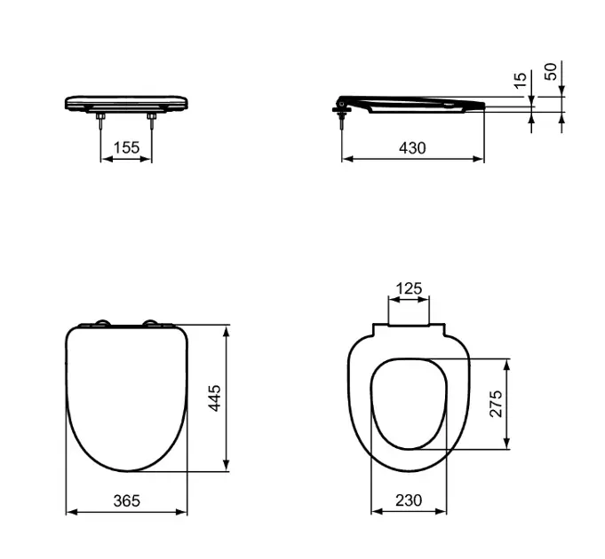 Ideal Standard - i.Life A - WC-ülőke - T467601 – 2. kép
