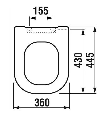 Jika - Deep - WC-ülőke - H8936113000631 – 2. kép