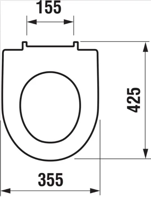 Jika - Lyra plus - WC-ülőke - H8933853000001 – 2. kép